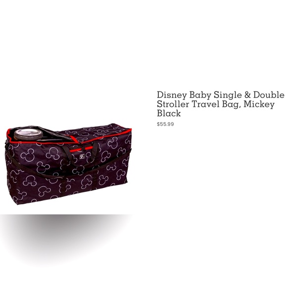 J.L. Childress Other Disney Baby Bag Single Double Stroller Travel